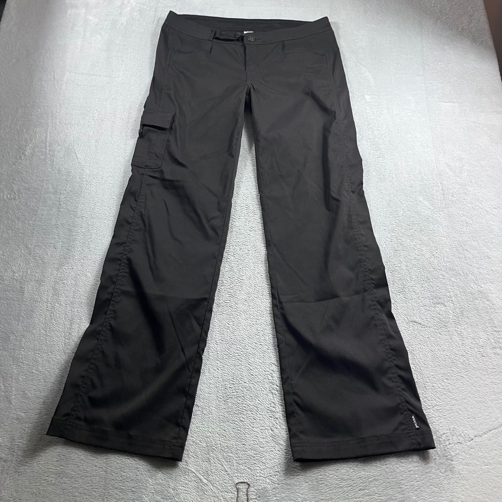 Prana Zion Black Hiking Cargo Pants Womens Size Small Straight Leg Outdoor